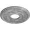 Ekena Millwork Valeriano Medallion (Canopies up to 6 1/4"), 12 1/8"OD x 3 5/8"ID x 3/4"P, Ultra Pure White Crackle CM12VAUWC - alternate 4